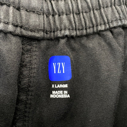 【中古品】【メンズ】 YEEZY GAP イージー ギャップ × ENGINEERED BY BALENCIAGA エンジニアド バイ バレンシアガ SATEEN PANT サテン パンツ 153-260917-as-07-izu サイズ：XL カラー：ブラック 万代Net店