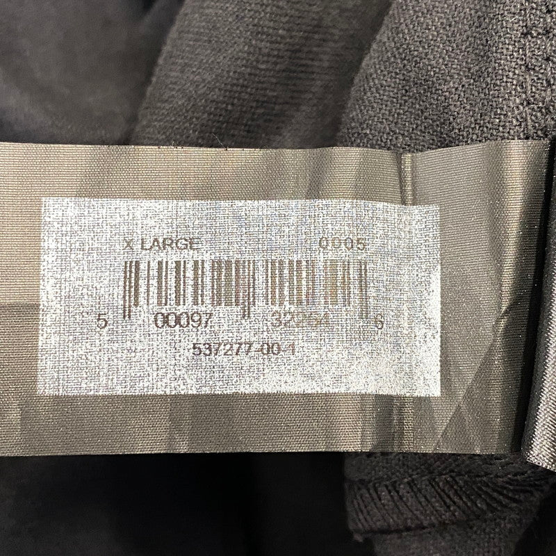【中古品】【メンズ】 YEEZY GAP イージー ギャップ × ENGINEERED BY BALENCIAGA エンジニアド バイ バレンシアガ SATEEN PANT サテン パンツ 153-260917-as-07-izu サイズ：XL カラー：ブラック 万代Net店