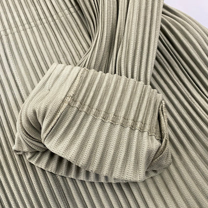 【中古品】【メンズ】 HOMME PLISSE ISSEY MIYAKE オム プリッセ イッセイミヤケ HP53JD155 TAILORED PLEATS 2 テーラード プリーツ ジャケット アウター 140-260917-kh-14-izu サイズ：4 カラー：オリーブ 万代Net店