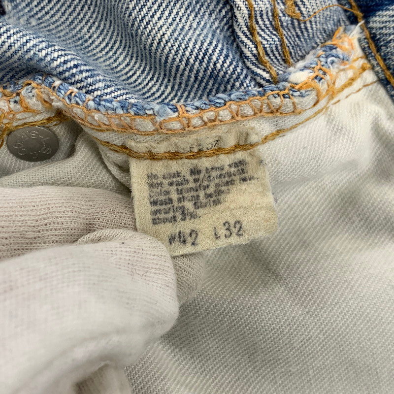 【現状渡し品】【メンズ】 LEVI'S リーバイス 505-0217 DENIM PANTS デニムパンツ ボトムス 157-261009-sm-02-izu サイズ：42×32 カラー：インディゴ 万代Net店