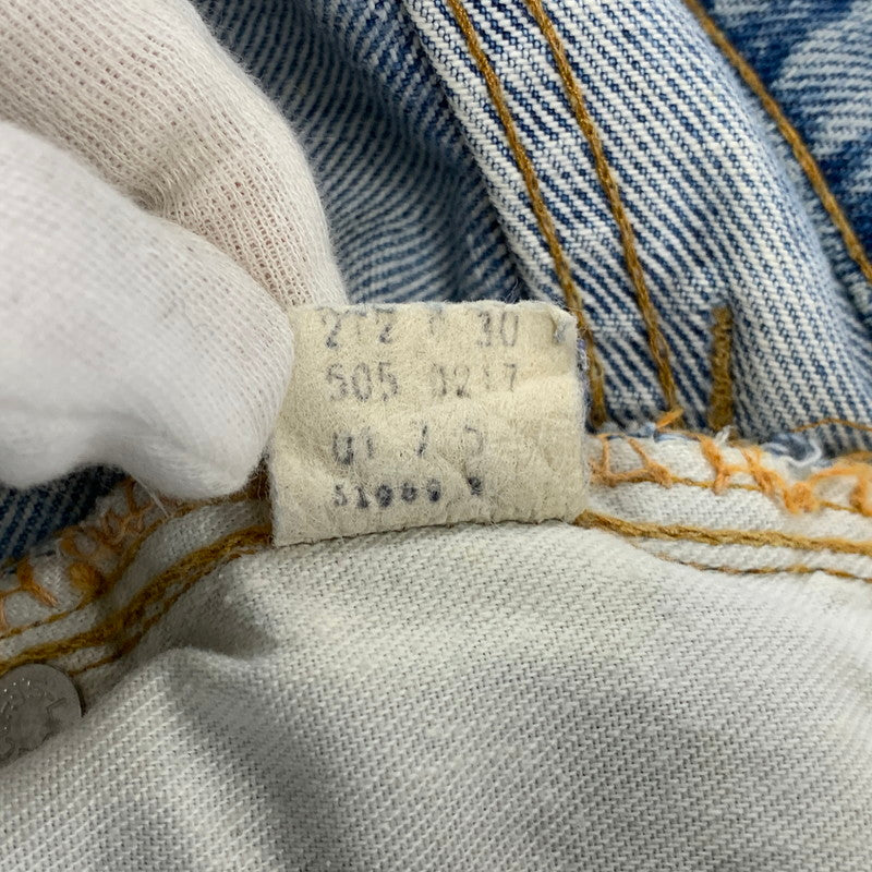 【現状渡し品】【メンズ】 LEVI'S リーバイス 505-0217 DENIM PANTS デニムパンツ ボトムス 157-261009-sm-02-izu サイズ：42×32 カラー：インディゴ 万代Net店