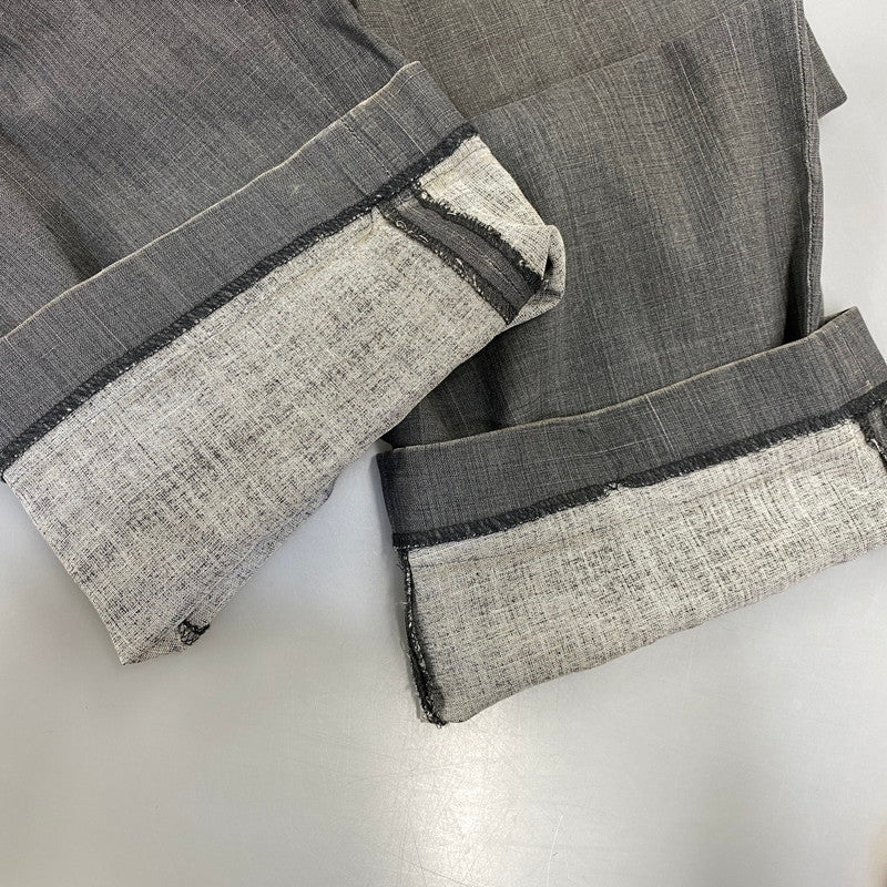 【中古品】【メンズ】 COMME des GARCONS HOMME コムデギャルソンオム RAYON PANTS HP-02013M AD1999 レーヨン パンツ 151-260917-as-08-izu サイズ：M カラー：グレー 万代Net店