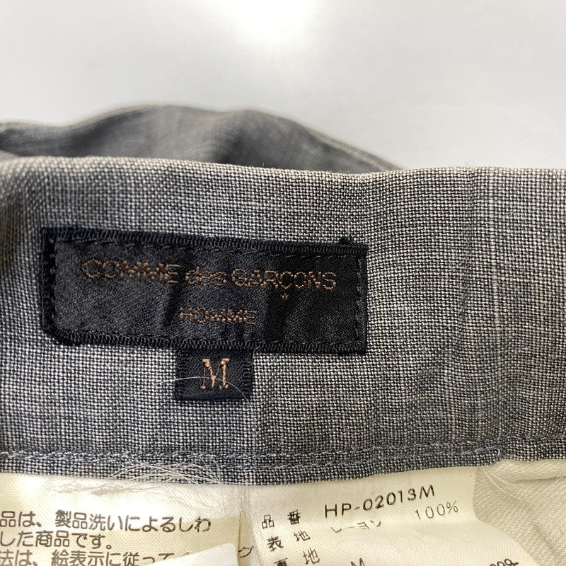 【中古品】【メンズ】 COMME des GARCONS HOMME コムデギャルソンオム RAYON PANTS HP-02013M AD1999 レーヨン パンツ 151-260917-as-08-izu サイズ：M カラー：グレー 万代Net店