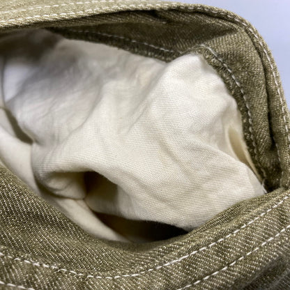 【中古品】【メンズ】 COMME des GARCONS HOMME コムデギャルソンオム LINEN COTTON PANTS HP-02030S AD1999 リネン コットン パンツ 151-260917-as-11-izu サイズ：S カラー：オリーブ 万代Net店