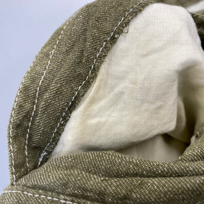 【中古品】【メンズ】 COMME des GARCONS HOMME コムデギャルソンオム LINEN COTTON PANTS HP-02030S AD1999 リネン コットン パンツ 151-260917-as-11-izu サイズ：S カラー：オリーブ 万代Net店