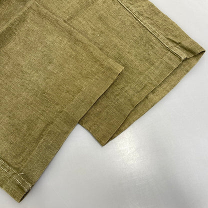 【中古品】【メンズ】 COMME des GARCONS HOMME コムデギャルソンオム LINEN COTTON PANTS HP-02030S AD1999 リネン コットン パンツ 151-260917-as-11-izu サイズ：S カラー：オリーブ 万代Net店