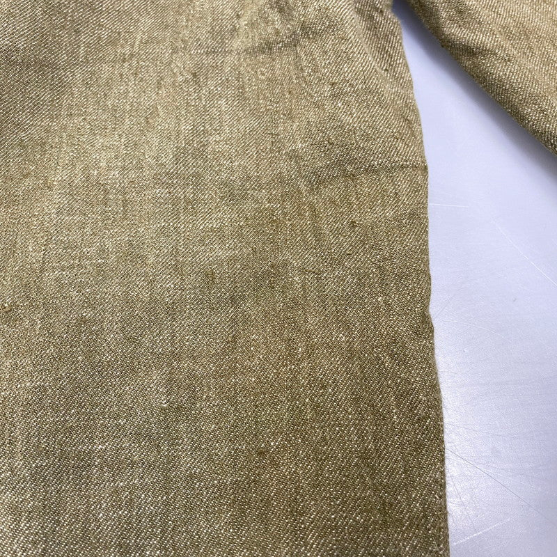 【中古品】【メンズ】 COMME des GARCONS HOMME コムデギャルソンオム LINEN COTTON PANTS HP-02030S AD1999 リネン コットン パンツ 151-260917-as-11-izu サイズ：S カラー：オリーブ 万代Net店