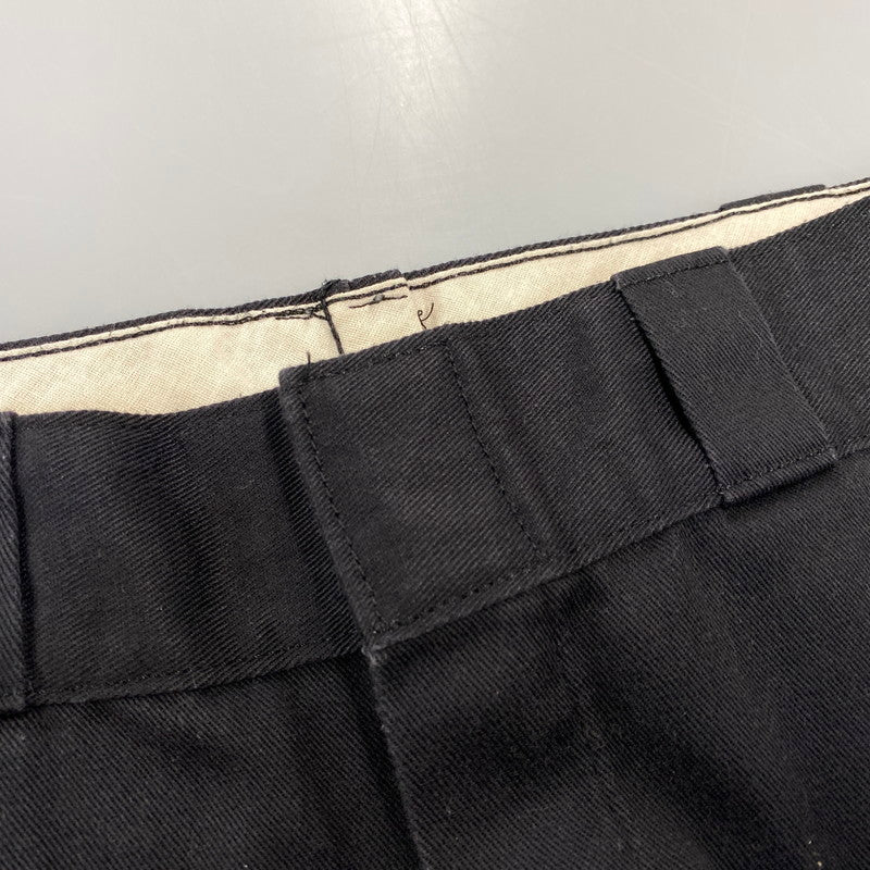 【中古品】【メンズ】 Dickies ディッキーズ WORK PANTS ワークパンツ 圧着タグ 157-260917-as-13-izu サイズ：32×30 カラー：ブラック 万代Net店