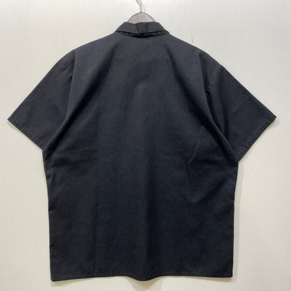 【中古品】【メンズ】 BEN DAVIS ベンデイビス USA製 90S HALF ZIP WORK SS SHIRT ハーフ ジップ ワーク ショートスリーブ シャツ　トップス 半袖 146-260922-yn-11-izu サイズ：L カラー：ブラック 万代Net店