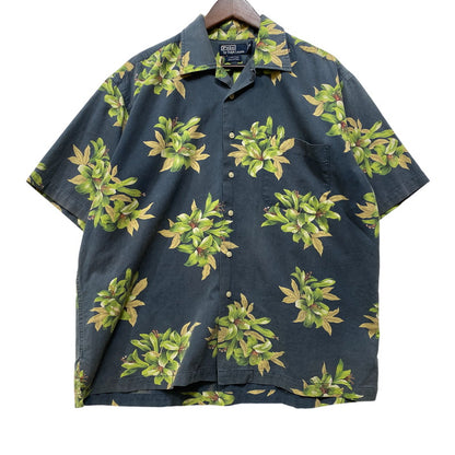 【中古品】【メンズ】 POLO BY RALPH LAUREN ポロバイラルフローレン CLAYTON OPEN COLLAR SS SHIRT オープン カラー ショートスリーブ シャツ トップス 146-260917-kh-17-izu サイズ：M カラー：ネイビー系 万代Net店