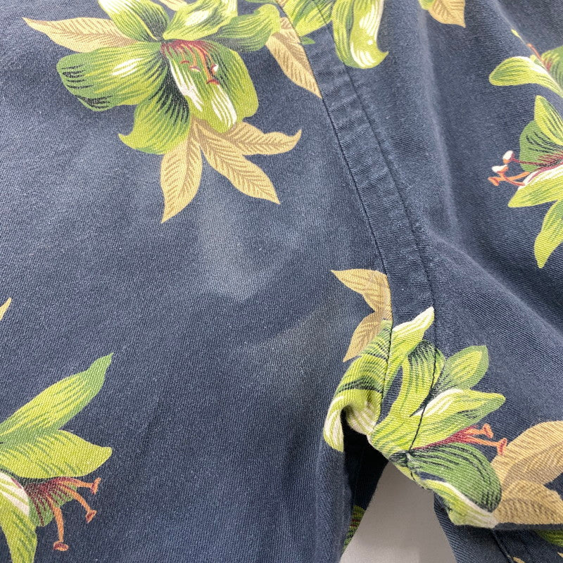 【中古品】【メンズ】 POLO BY RALPH LAUREN ポロバイラルフローレン CLAYTON OPEN COLLAR SS SHIRT オープン カラー ショートスリーブ シャツ トップス 146-260917-kh-17-izu サイズ：M カラー：ネイビー系 万代Net店