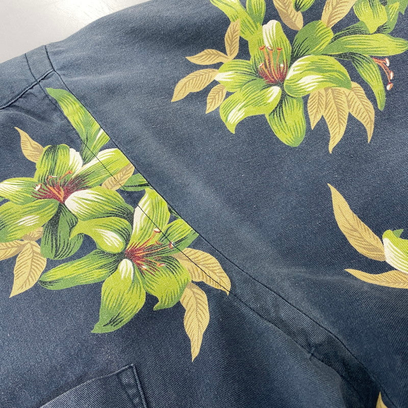 【中古品】【メンズ】 POLO BY RALPH LAUREN ポロバイラルフローレン CLAYTON OPEN COLLAR SS SHIRT オープン カラー ショートスリーブ シャツ トップス 146-260917-kh-17-izu サイズ：M カラー：ネイビー系 万代Net店