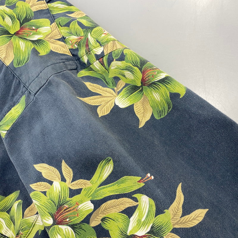 【中古品】【メンズ】 POLO BY RALPH LAUREN ポロバイラルフローレン CLAYTON OPEN COLLAR SS SHIRT オープン カラー ショートスリーブ シャツ トップス 146-260917-kh-17-izu サイズ：M カラー：ネイビー系 万代Net店
