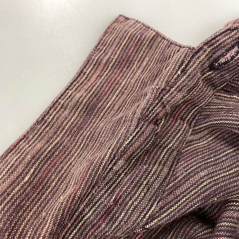 【中古品】【メンズ】 PATAGONIA パタゴニア 5314S6 06SS HEMP STRIPE SS SHIRT ヘンプ ストライプ ショートスリーブ シャツ トップス 半袖 144-260922-yn-12-izu サイズ：L カラー：ブラウン 万代Net店