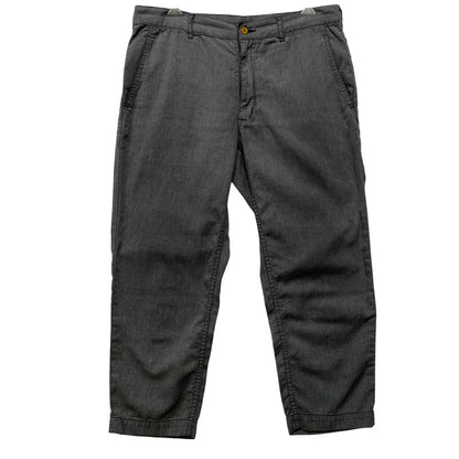 【中古品】【メンズ】 COMME DES GARCONS HOMME PLUS コムデギャルソンオムプリュス PO-P102 POLYESTER COTTON PANTS ポリエステル コットン パンツ ボトムス 151-260922-yn-06-izu サイズ：M カラー：グレー 万代Net店
