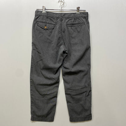 【中古品】【メンズ】 COMME DES GARCONS HOMME PLUS コムデギャルソンオムプリュス PO-P102 POLYESTER COTTON PANTS ポリエステル コットン パンツ ボトムス 151-260922-yn-06-izu サイズ：M カラー：グレー 万代Net店