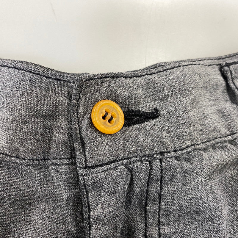【中古品】【メンズ】 COMME DES GARCONS HOMME PLUS コムデギャルソンオムプリュス PO-P102 POLYESTER COTTON PANTS ポリエステル コットン パンツ ボトムス 151-260922-yn-06-izu サイズ：M カラー：グレー 万代Net店