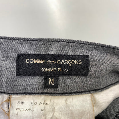 【中古品】【メンズ】 COMME DES GARCONS HOMME PLUS コムデギャルソンオムプリュス PO-P102 POLYESTER COTTON PANTS ポリエステル コットン パンツ ボトムス 151-260922-yn-06-izu サイズ：M カラー：グレー 万代Net店