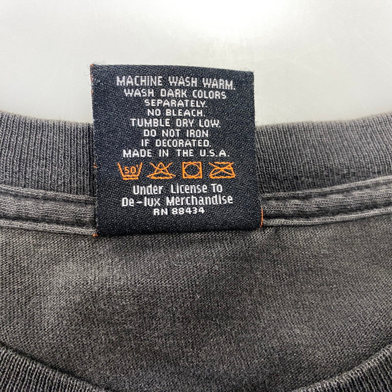 【中古品】【メンズ】 HARLEY-DAVIDSON ハーレーダビッドソン FLAME LOGO SS TEE フレイム ロゴ ショートスリーブ Tシャツ トップス 146-260922-kh-13-izu サイズ：XL カラー：ブラック 万代Net店