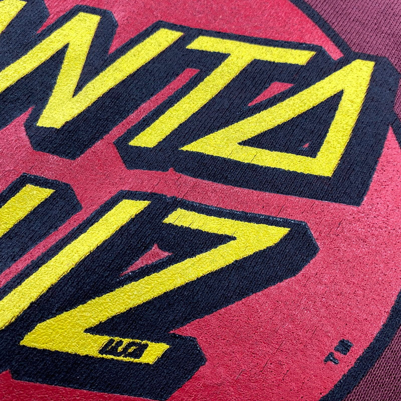 【中古品】【メンズ】 OLD SANTA CRUZ オールド サンタクルーズ NHSタグ USA製 HOODED SWEATSHIRT フーデッド スウェットシャツ パーカー トップス 142-260922-kh-03-izu サイズ：L カラー：ボルドー 万代Net店