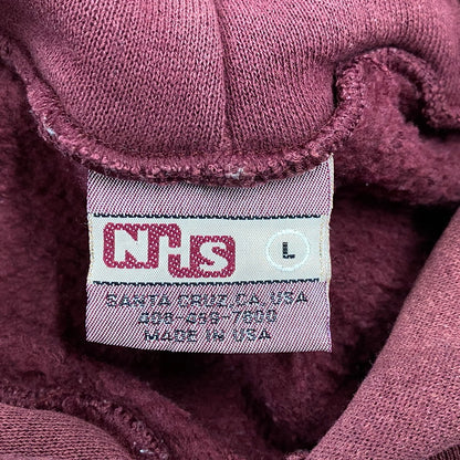【中古品】【メンズ】 OLD SANTA CRUZ オールド サンタクルーズ NHSタグ USA製 HOODED SWEATSHIRT フーデッド スウェットシャツ パーカー トップス 142-260922-kh-03-izu サイズ：L カラー：ボルドー 万代Net店