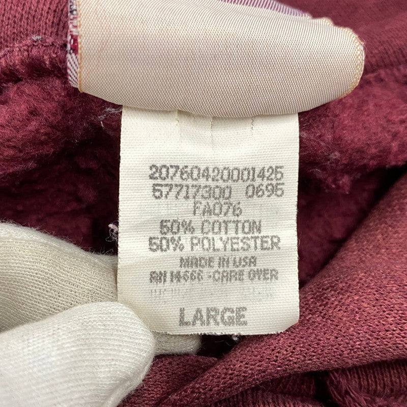 【中古品】【メンズ】 OLD SANTA CRUZ オールド サンタクルーズ NHSタグ USA製 HOODED SWEATSHIRT フーデッド スウェットシャツ パーカー トップス 142-260922-kh-03-izu サイズ：L カラー：ボルドー 万代Net店
