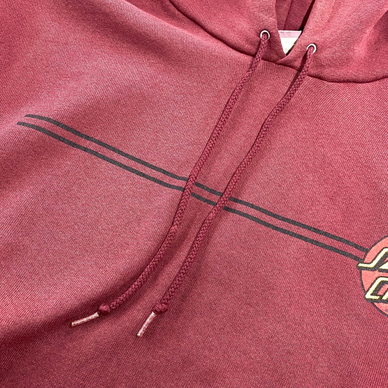 【中古品】【メンズ】 OLD SANTA CRUZ オールド サンタクルーズ NHSタグ USA製 HOODED SWEATSHIRT フーデッド スウェットシャツ パーカー トップス 142-260922-kh-03-izu サイズ：L カラー：ボルドー 万代Net店