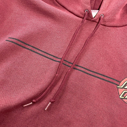【中古品】【メンズ】 OLD SANTA CRUZ オールド サンタクルーズ NHSタグ USA製 HOODED SWEATSHIRT フーデッド スウェットシャツ パーカー トップス 142-260922-kh-03-izu サイズ：L カラー：ボルドー 万代Net店