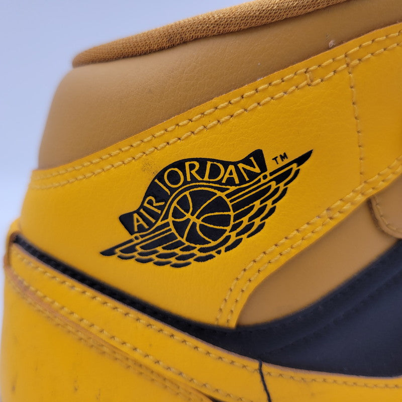 【中古品】【レディース】 NIKE ナイキ WMNS AIR JORDAN 1 MID BQ6472-700 ウィメンズ エア ジョーダン 1 ミッド スニーカー 靴 166-260921-as-23-izu サイズ：23.5cm カラー：UNIVERSITY GOLD/BLACK-WHITE 万代Net店