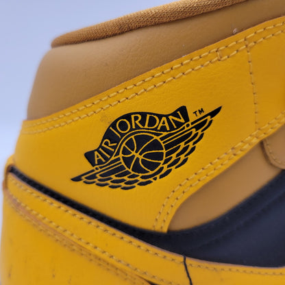 【中古品】【レディース】 NIKE ナイキ WMNS AIR JORDAN 1 MID BQ6472-700 ウィメンズ エア ジョーダン 1 ミッド スニーカー 靴 166-260921-as-23-izu サイズ：23.5cm カラー：UNIVERSITY GOLD/BLACK-WHITE 万代Net店