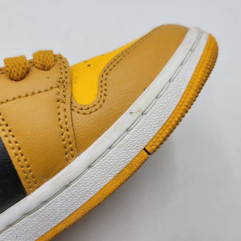 【中古品】【レディース】 NIKE ナイキ WMNS AIR JORDAN 1 MID BQ6472-700 ウィメンズ エア ジョーダン 1 ミッド スニーカー 靴 166-260921-as-23-izu サイズ：23.5cm カラー：UNIVERSITY GOLD/BLACK-WHITE 万代Net店