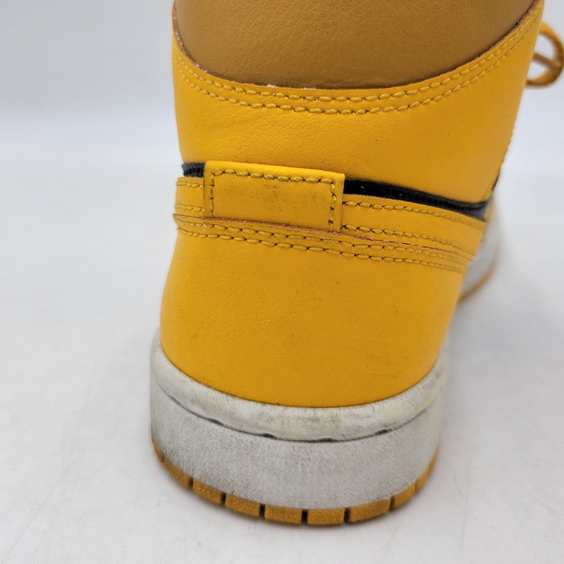 【中古品】【レディース】 NIKE ナイキ WMNS AIR JORDAN 1 MID BQ6472-700 ウィメンズ エア ジョーダン 1 ミッド スニーカー 靴 166-260921-as-23-izu サイズ：23.5cm カラー：UNIVERSITY GOLD/BLACK-WHITE 万代Net店