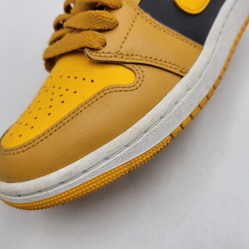 【中古品】【レディース】 NIKE ナイキ WMNS AIR JORDAN 1 MID BQ6472-700 ウィメンズ エア ジョーダン 1 ミッド スニーカー 靴 166-260921-as-23-izu サイズ：23.5cm カラー：UNIVERSITY GOLD/BLACK-WHITE 万代Net店