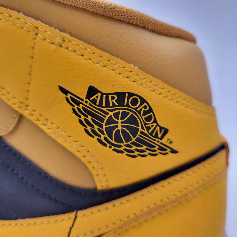 【中古品】【レディース】 NIKE ナイキ WMNS AIR JORDAN 1 MID BQ6472-700 ウィメンズ エア ジョーダン 1 ミッド スニーカー 靴 166-260921-as-23-izu サイズ：23.5cm カラー：UNIVERSITY GOLD/BLACK-WHITE 万代Net店