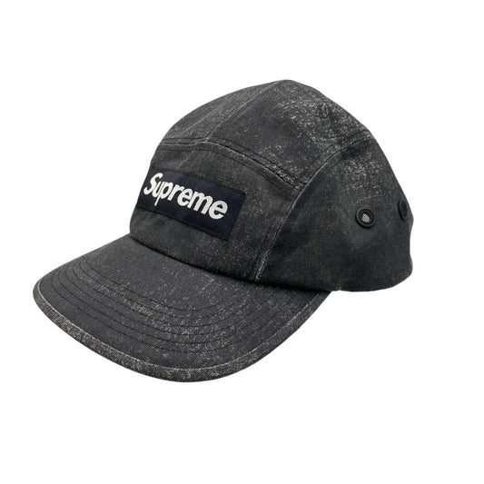 【中古品】【メンズ/レディース】 Supreme シュプリーム 22SS COATED CORDURA CAMP CAP コーテッド コーデュラ キャンプ キャップ 帽子 服飾雑貨 185-260916-ay-01-izu サイズ：F カラー：ブラック系 万代Net店