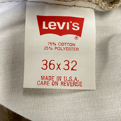 【中古美品】【メンズ】 LEVI'S リーバイス 519-1523 刻印815 USA製 白タブ CORDUROY PANTS コーデュロイ パンツ ズボン ボトムス 157-260922-ya-11-izu サイズ：36×32 カラー：ブラウン系 万代Net店
