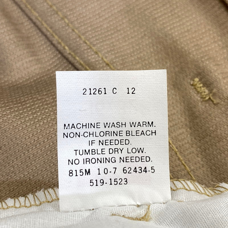 【中古美品】【メンズ】 LEVI'S リーバイス 519-1523 刻印815 USA製 白タブ CORDUROY PANTS コーデュロイ パンツ ズボン ボトムス 157-260922-ya-11-izu サイズ：36×32 カラー：ブラウン系 万代Net店