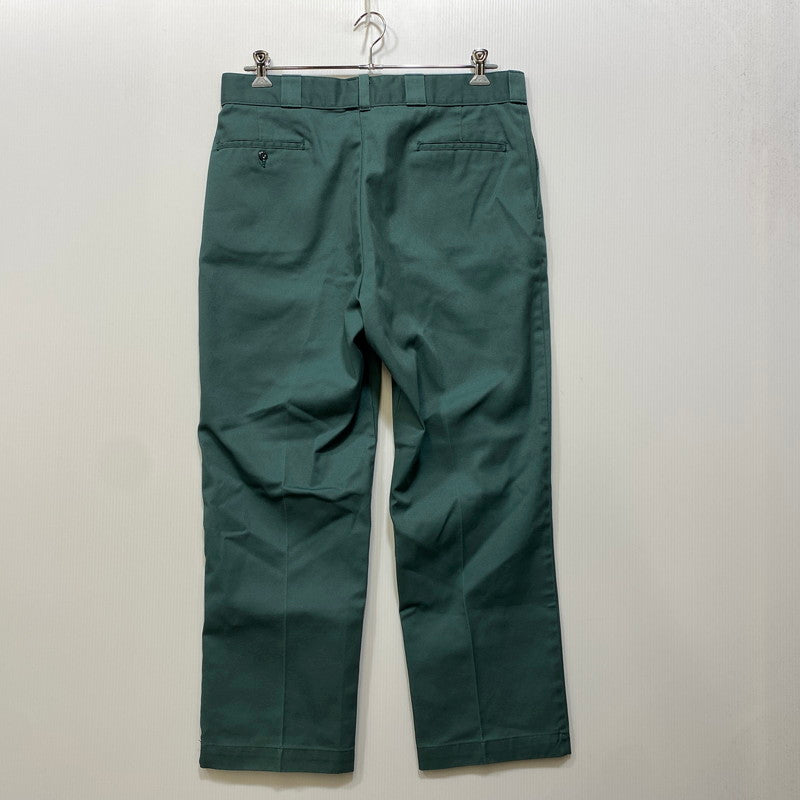 【中古品】【メンズ】 Dickies ディッキーズ WORK PANTS ワークパンツ USA製 157-260917-as-09-izu サイズ：38×30 カラー：グリーン 万代Net店