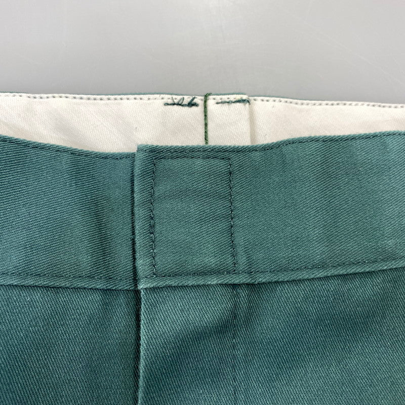 【中古品】【メンズ】 Dickies ディッキーズ WORK PANTS ワークパンツ USA製 157-260917-as-09-izu サイズ：38×30 カラー：グリーン 万代Net店
