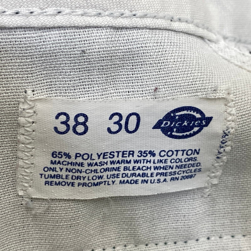 【中古品】【メンズ】 Dickies ディッキーズ WORK PANTS ワークパンツ USA製 157-260917-as-09-izu サイズ：38×30 カラー：グリーン 万代Net店
