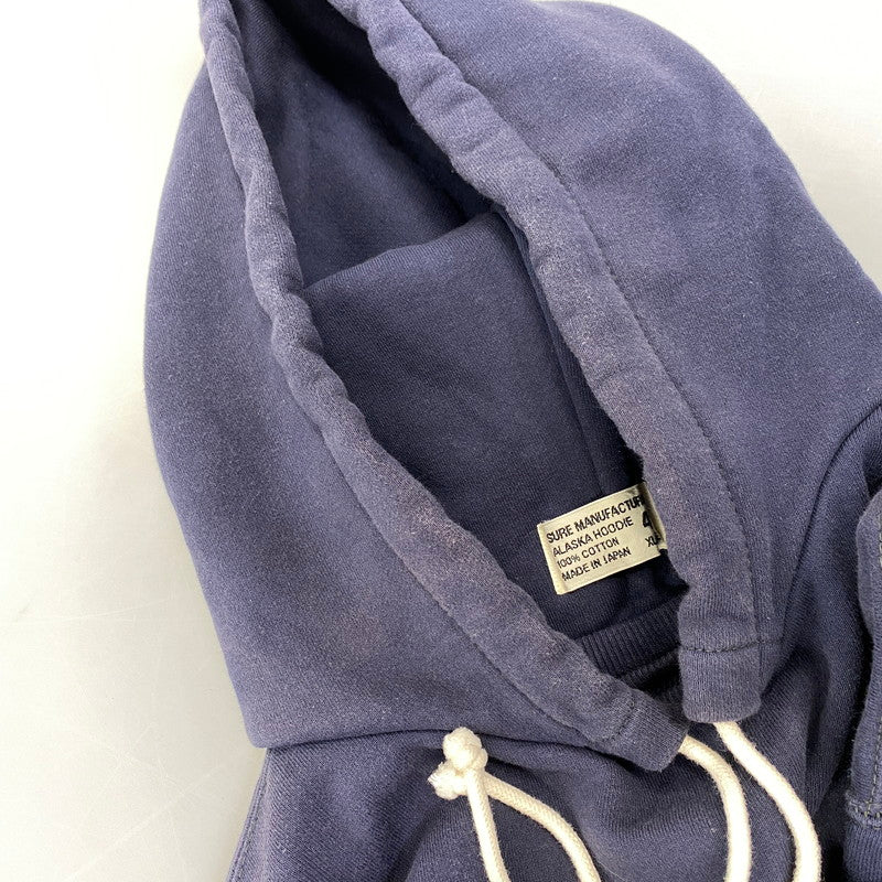 【中古品】【メンズ】 SURE MFG シュアー ALASKA HOODIE アラスカ フーディー パーカー 145-260917-as-03-izu サイズ：46/XL カラー：ネイビー 万代Net店