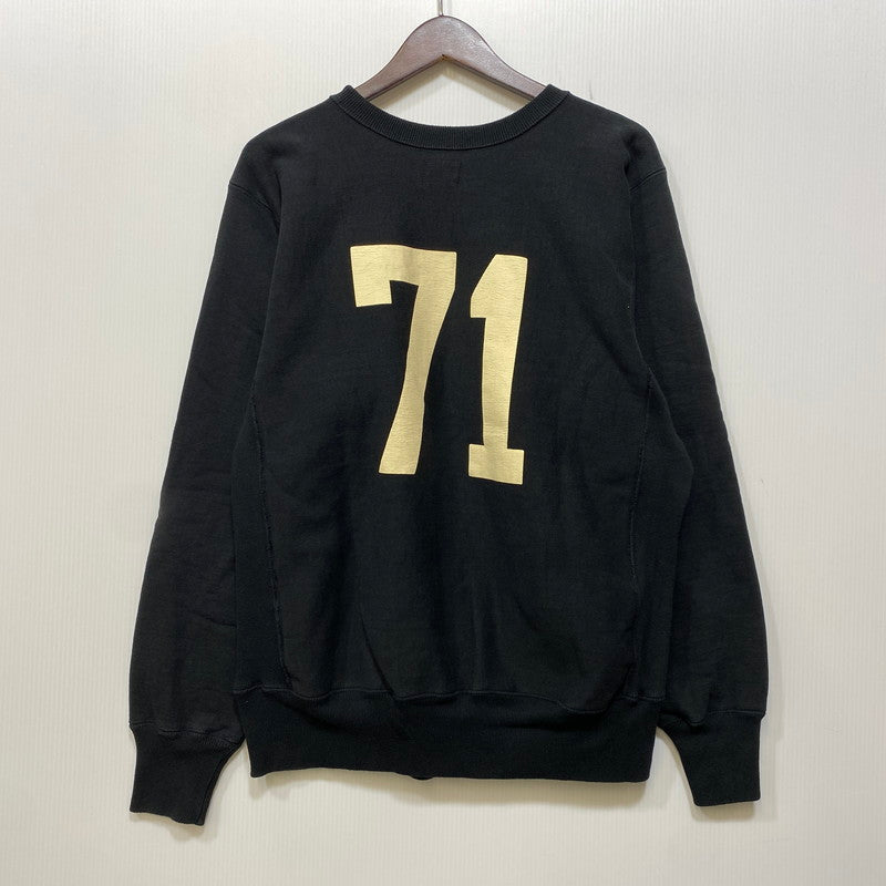 【中古品】【メンズ】 WAREHOUSE ウエアハウス WHEELUS 71 REVERSE WEAVE TYPE SWEATSHIRT リバースウィーブ スウェット トレーナー 145-260917-as-04-izu サイズ：L カラー：ブラック 万代Net店