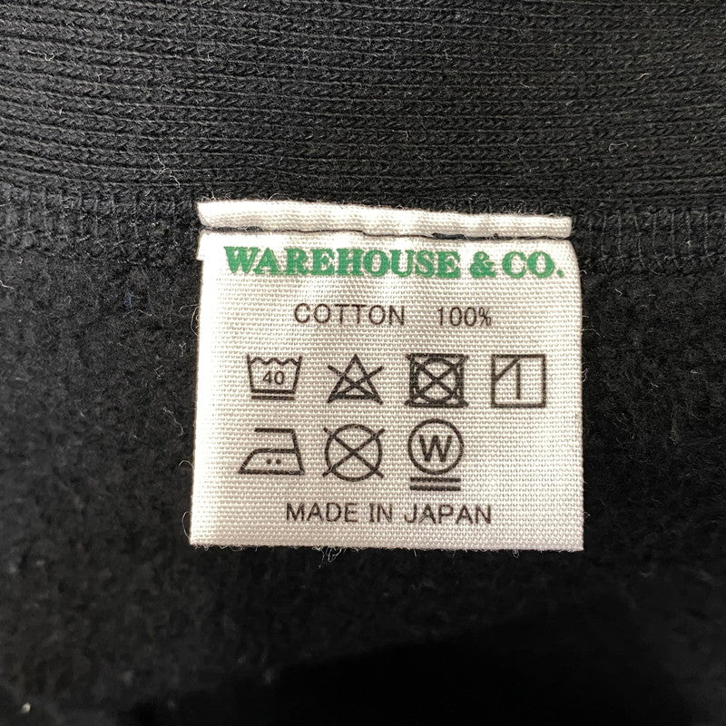 【中古品】【メンズ】 WAREHOUSE ウエアハウス WHEELUS 71 REVERSE WEAVE TYPE SWEATSHIRT リバースウィーブ スウェット トレーナー 145-260917-as-04-izu サイズ：L カラー：ブラック 万代Net店