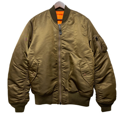 【中古美品】【メンズ】 ALPHA INDUSTRIES アルファインダストリーズ MA-1 FLIGHT JACKET 20004-468 フライトジャケット 145-260917-as-05-izu サイズ：XL カラー：ブラウン 万代Net店