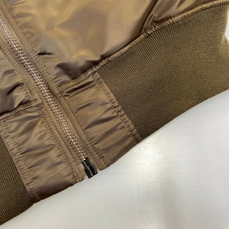 【中古美品】【メンズ】 ALPHA INDUSTRIES アルファインダストリーズ MA-1 FLIGHT JACKET 20004-468 フライトジャケット 145-260917-as-05-izu サイズ：XL カラー：ブラウン 万代Net店