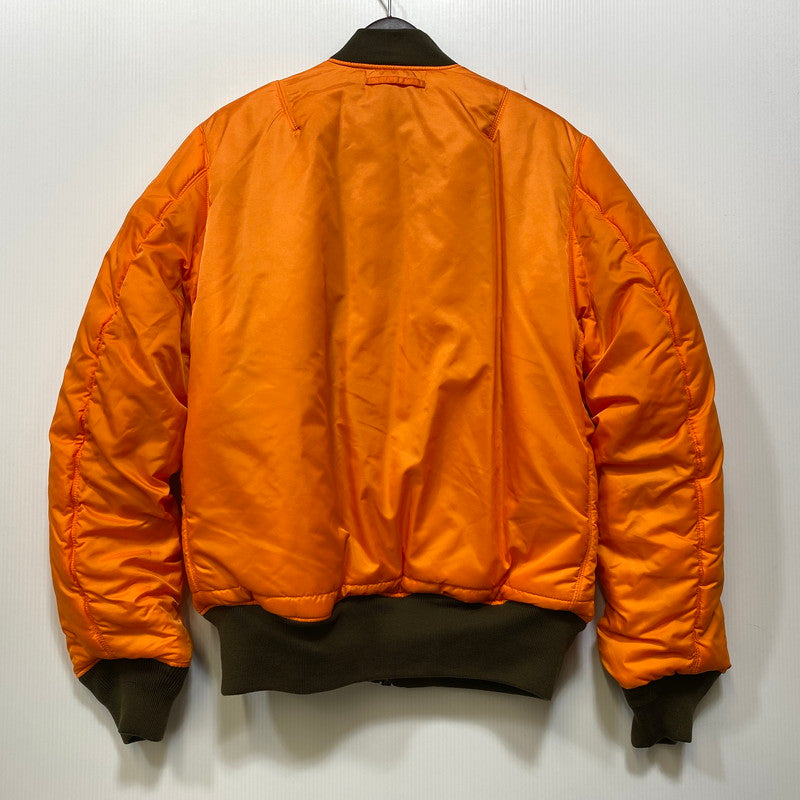 【中古美品】【メンズ】 ALPHA INDUSTRIES アルファインダストリーズ MA-1 FLIGHT JACKET 20004-468 フライトジャケット 145-260917-as-05-izu サイズ：XL カラー：ブラウン 万代Net店