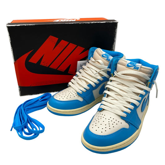 【中古品】【メンズ/レディース】 NIKE ナイキ AIR JORDAN 1 RETRO HIGH OG "UNC REIMAGINED" DZ5485-402 エアジョーダン 1 レトロ ハイ OG スニーカー シューズ 靴 160-260916-ay-08-izu サイズ：26cm カラー：DARK POWDER BLUE/SAIL 万代Net店