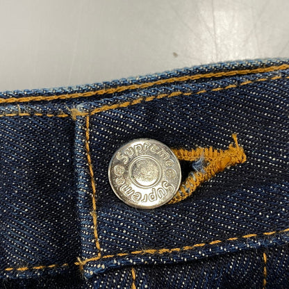 【中古品】【メンズ】 SUPREME シュプリーム SLIM RIGID DENIM PANTS スリム リジット デニム パンツ ボトムス 149-260917-kh-07-izu サイズ：34 カラー：インディゴ 万代Net店