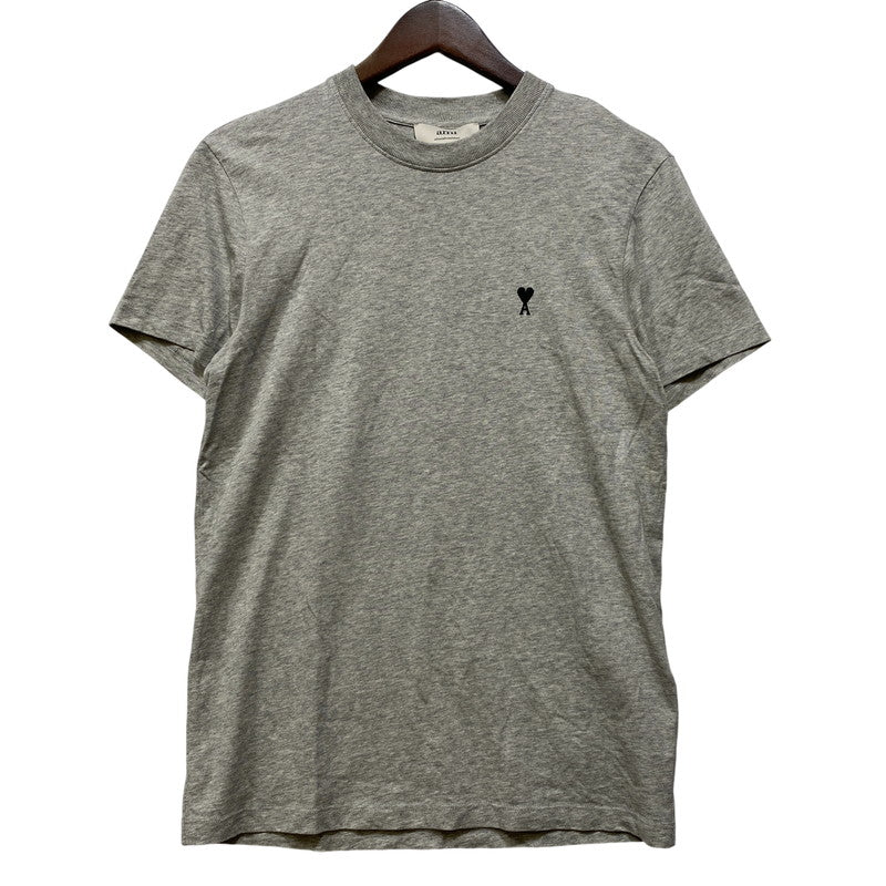 【中古品】【メンズ】 AMI PARIS アミパリス HTS346.724 AMI DE COUER SS TEE アミ ド クール ショートスリーブ Tシャツ トップス 141-260917-kh-21-izu サイズ：XXS カラー：グレー 万代Net店