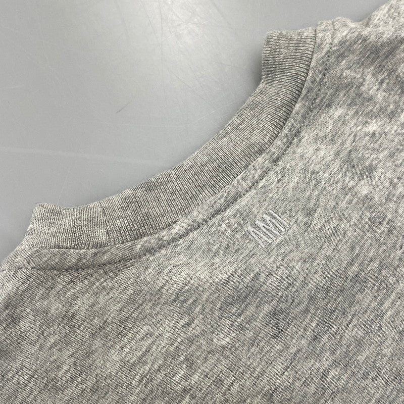 【中古品】【メンズ】 AMI PARIS アミパリス HTS346.724 AMI DE COUER SS TEE アミ ド クール ショートスリーブ Tシャツ トップス 141-260917-kh-21-izu サイズ：XXS カラー：グレー 万代Net店